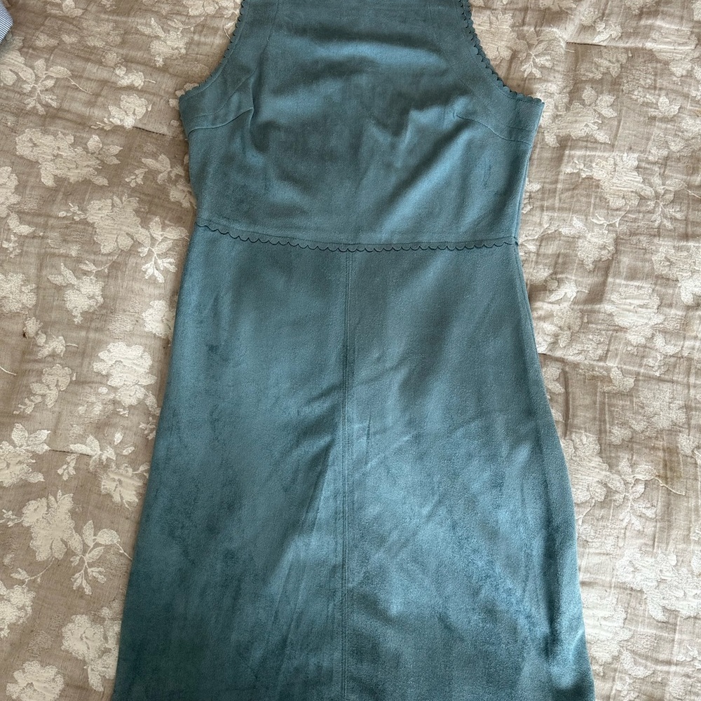 Soprano Teal Sleeveless Mini Dress